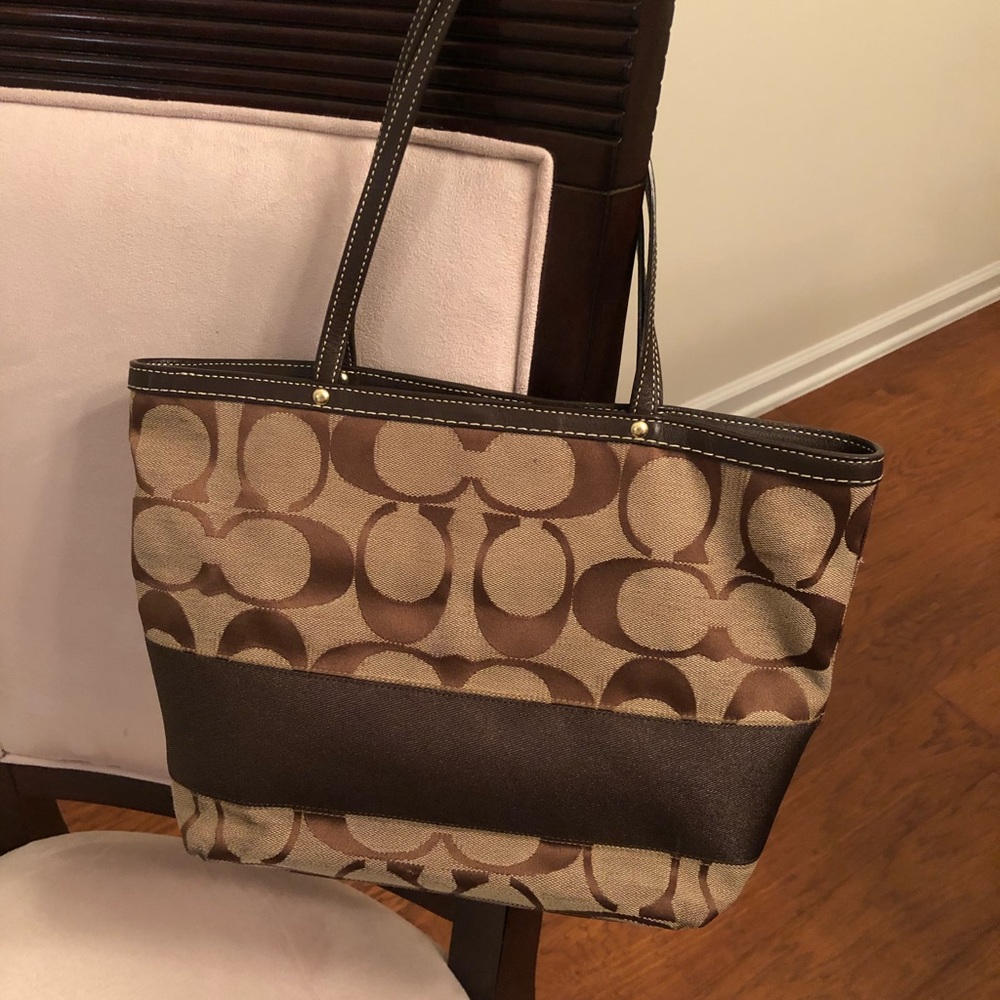 Authentic Classic Coach bucket purse